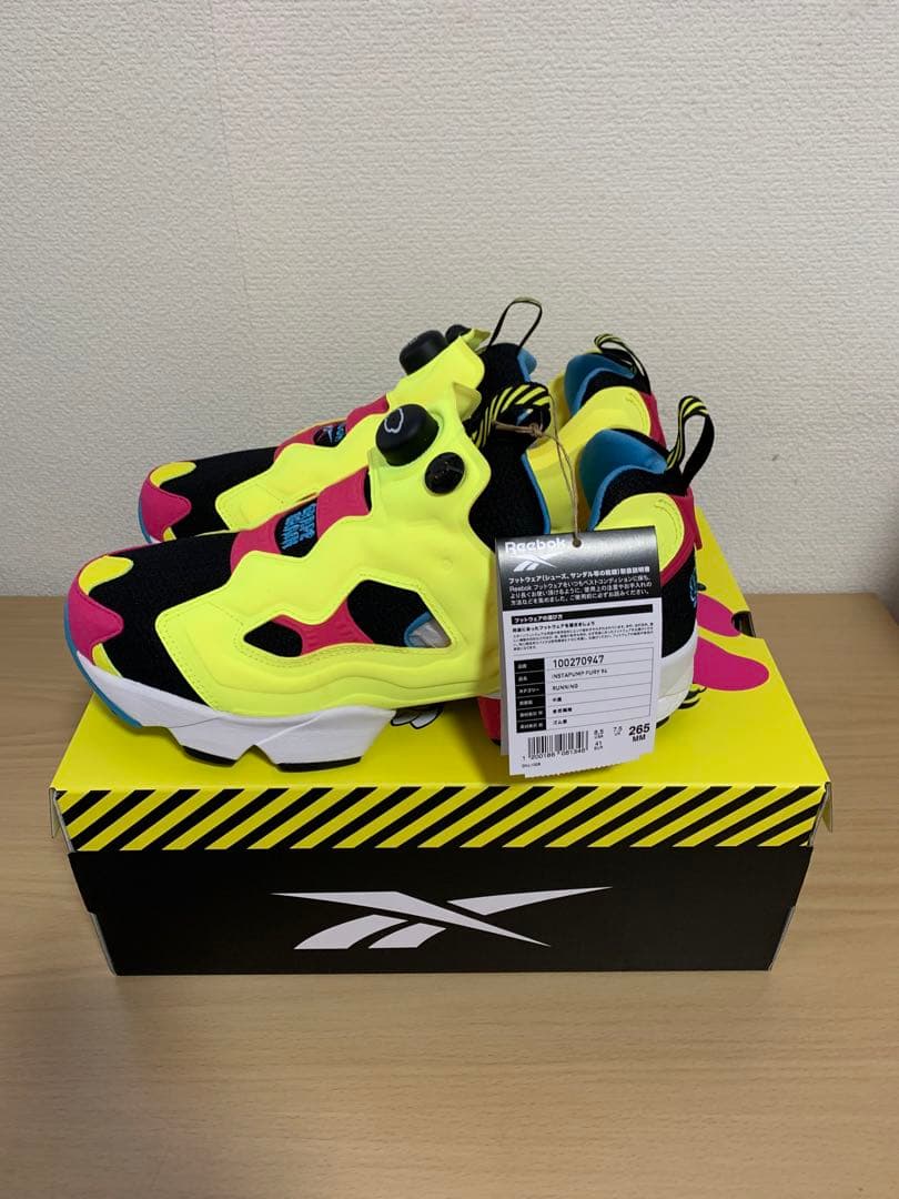 【26.5㎝】Reebok ポンプフューリー GRAPE BRAIN ソフビなし