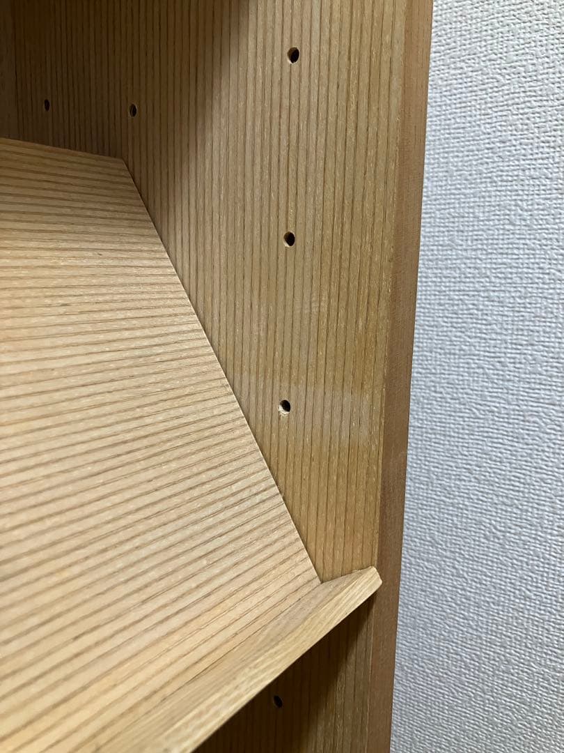 ろ*く様 MUJI 無印良品 本棚 飾り棚　薄型　② 送料込み