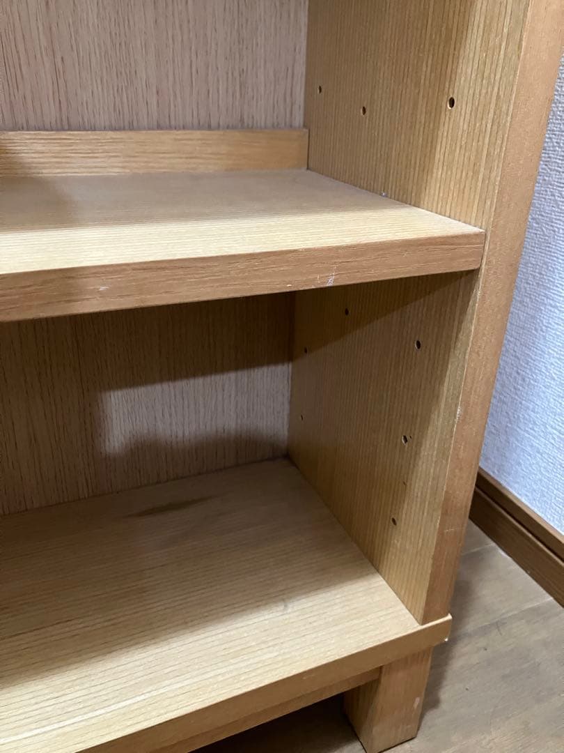 ろ*く様 MUJI 無印良品 本棚 飾り棚　薄型　② 送料込み