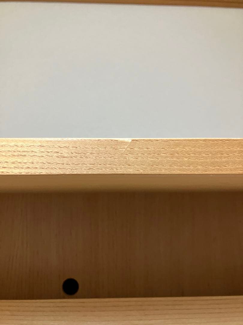 ろ*く様 MUJI 無印良品 本棚 飾り棚　薄型　② 送料込み