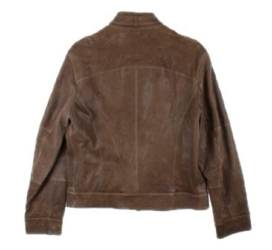 ブルネロクチネリbrunello cucinelli レザーライダースジャケット