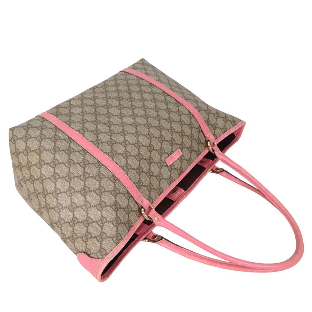 本物 ■ グッチ ■ GG スプリーム トート ベージュ ショルダートートバッグ