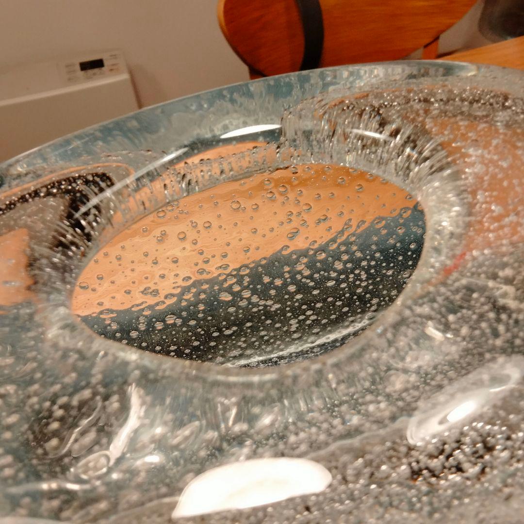 希少　Ju.　honour 吹きガラス　フラワーベース