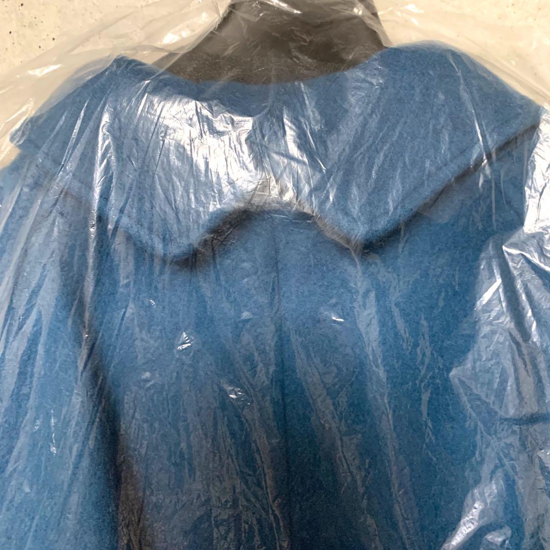 新品：Ameri SOFT WOOL BAL COLLAR COAT ブルー 青