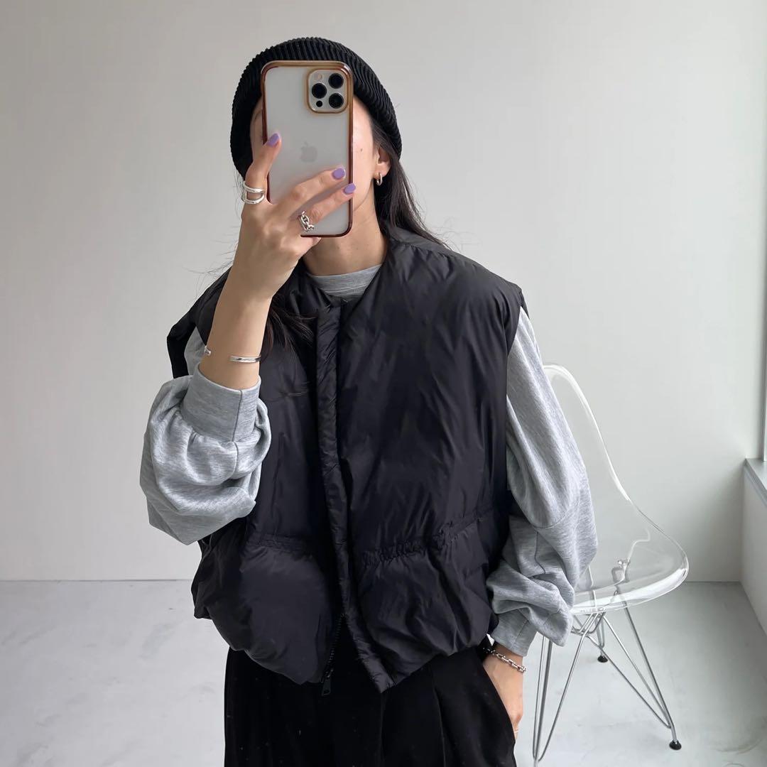 【新品紙タグ付き】 wee9s エッグダウンベスト egg down vest