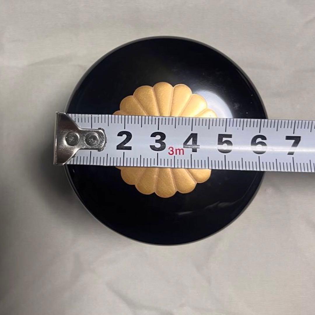 茶道具　輪島塗　藤野松香作　螺鈿細工 菊紋　棗 利休　茶道具 金箔装飾　共箱