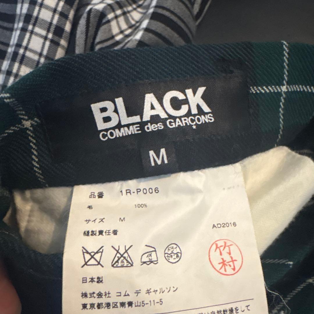 BLACK COMME des GARÇONS チェックパンツ M