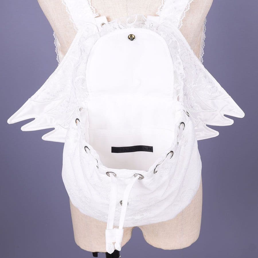 新品 h.NAOTO Angel Wing Backpack / WH