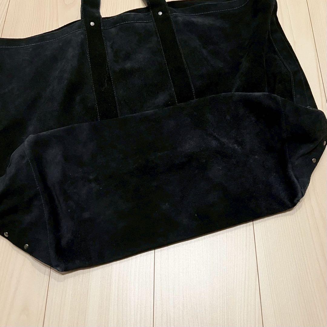 SEVEN BY SEVEN スエード レザー トートバッグ 黒