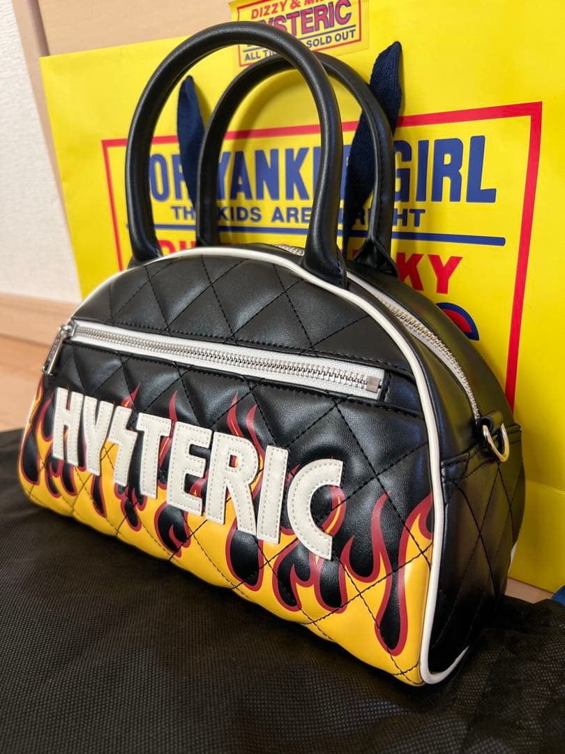 【HYSTERIC GLAMOUR 】HYSTERIC FIRE ボストンバッグ
