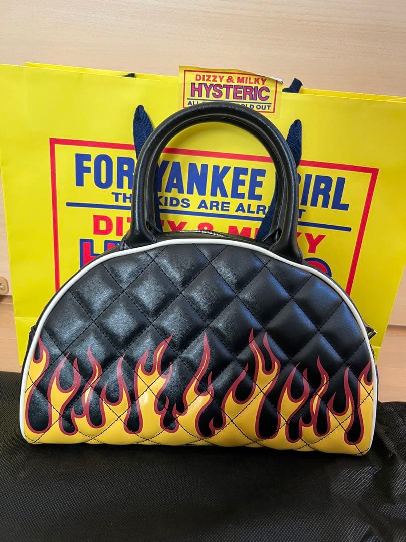 【HYSTERIC GLAMOUR 】HYSTERIC FIRE ボストンバッグ