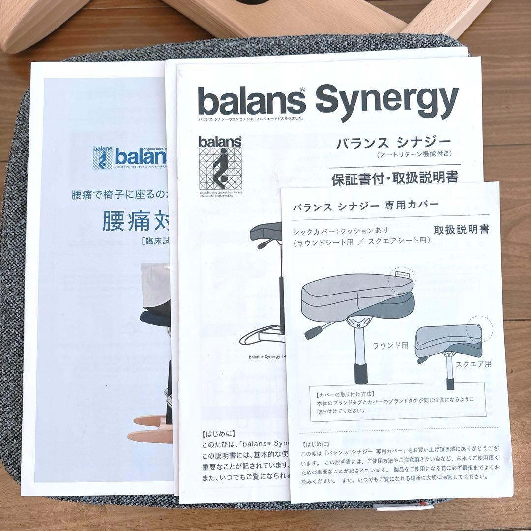 【極美品】balans Synergy バランスシナジー 正規品 姿勢矯正チェア