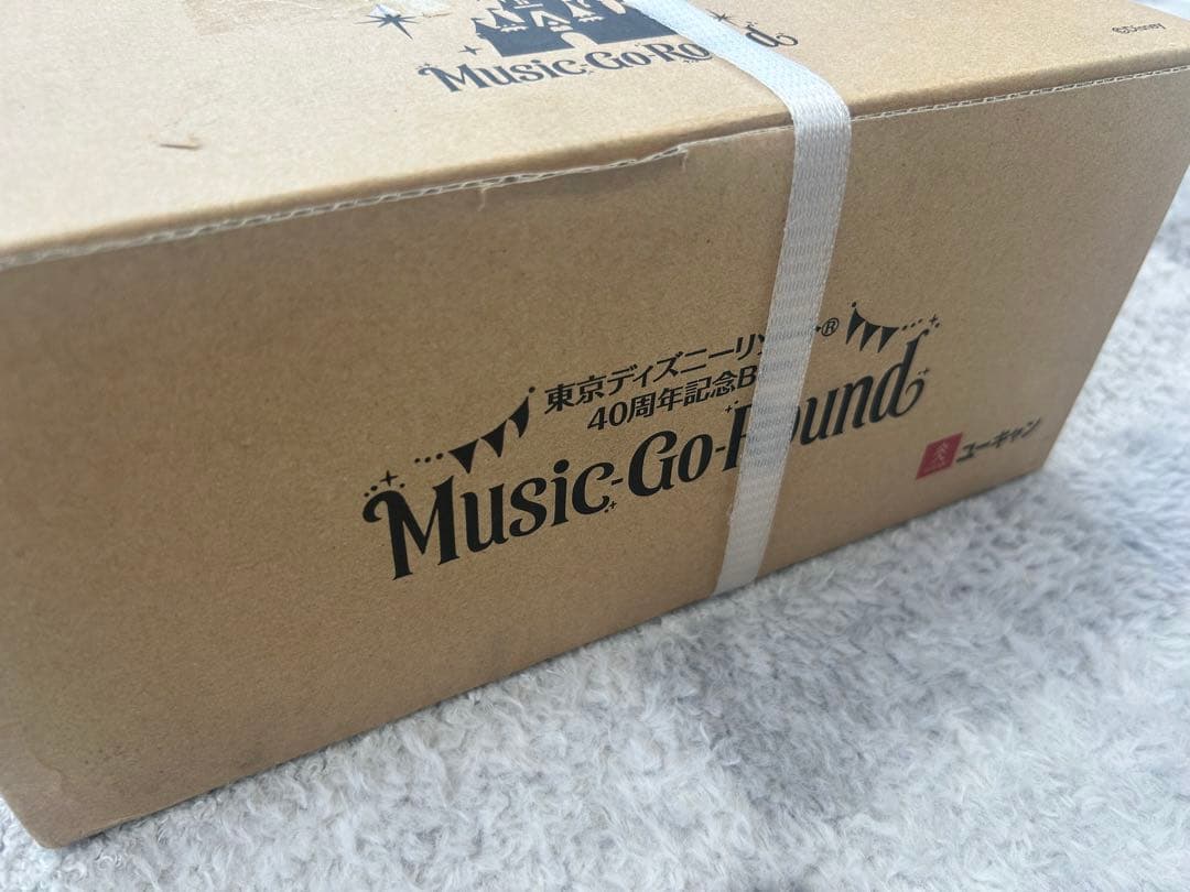 新品未使用ディズニー40周年記念BOX☆MUSIC-GO-ROUNDボックス