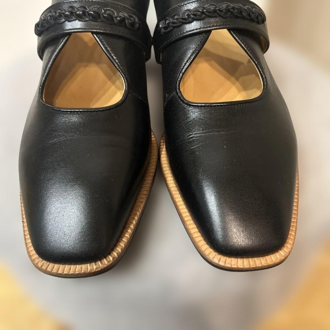 KATIM メリージェンタイプ ローファー パンプス ブラック 37 極備品