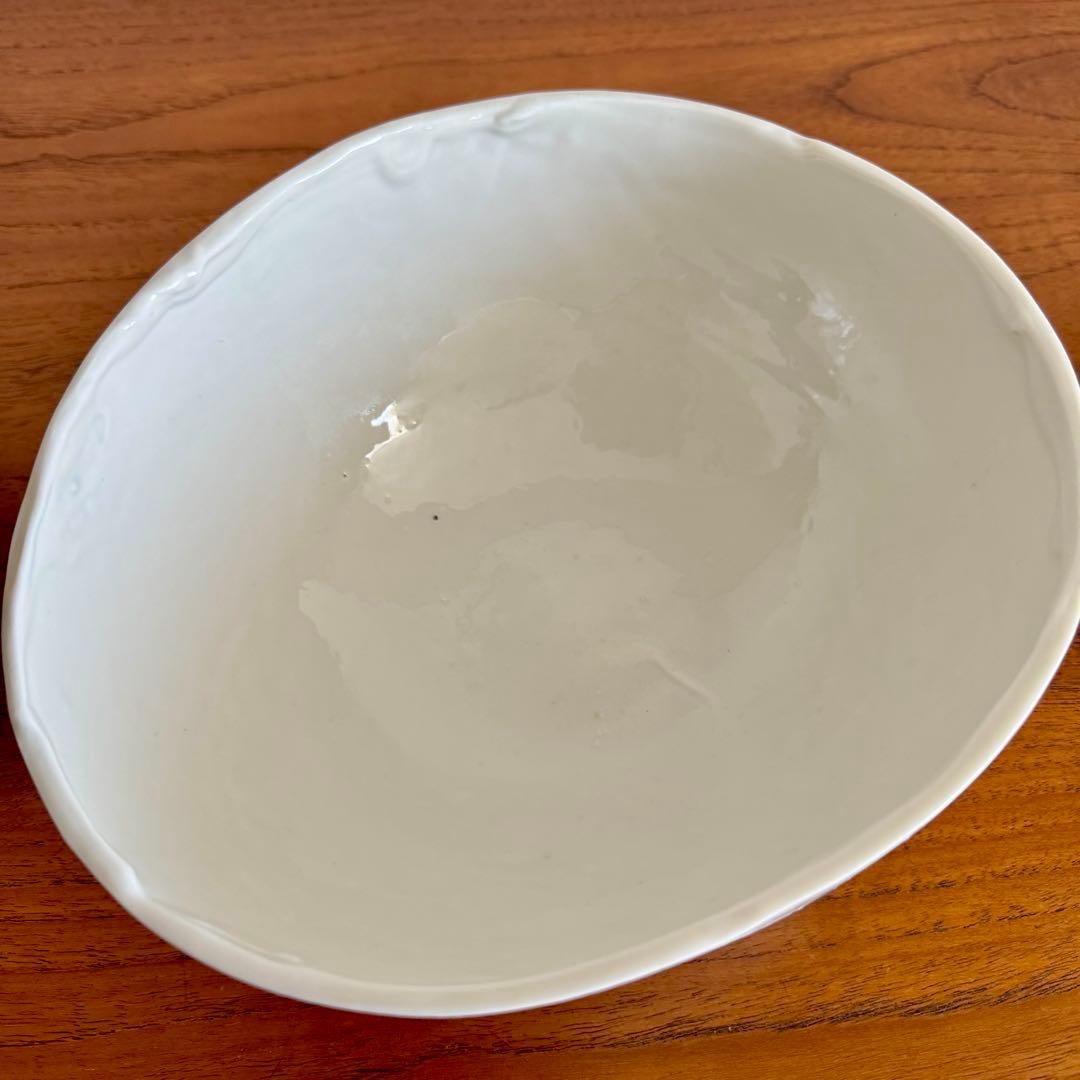 十場あすかさん　楕円鉢　楕円ボウル　磁器製　新品未使用品