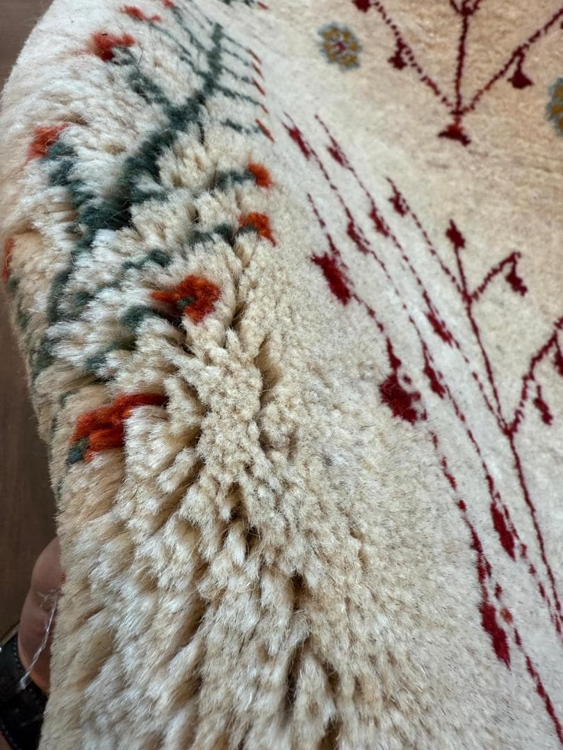 125x46cm ペルシャギャッベ ランナー (ギャベ) ペルシャ絨毯 ギャッベ