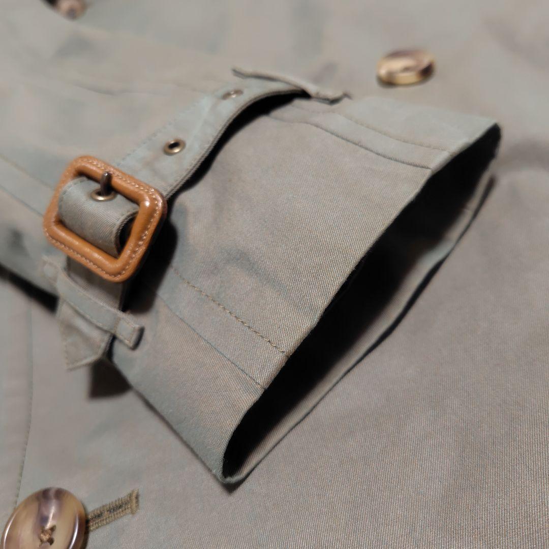 【SCYE BASICS】コットンギャバジントレンチコート(玉虫色)