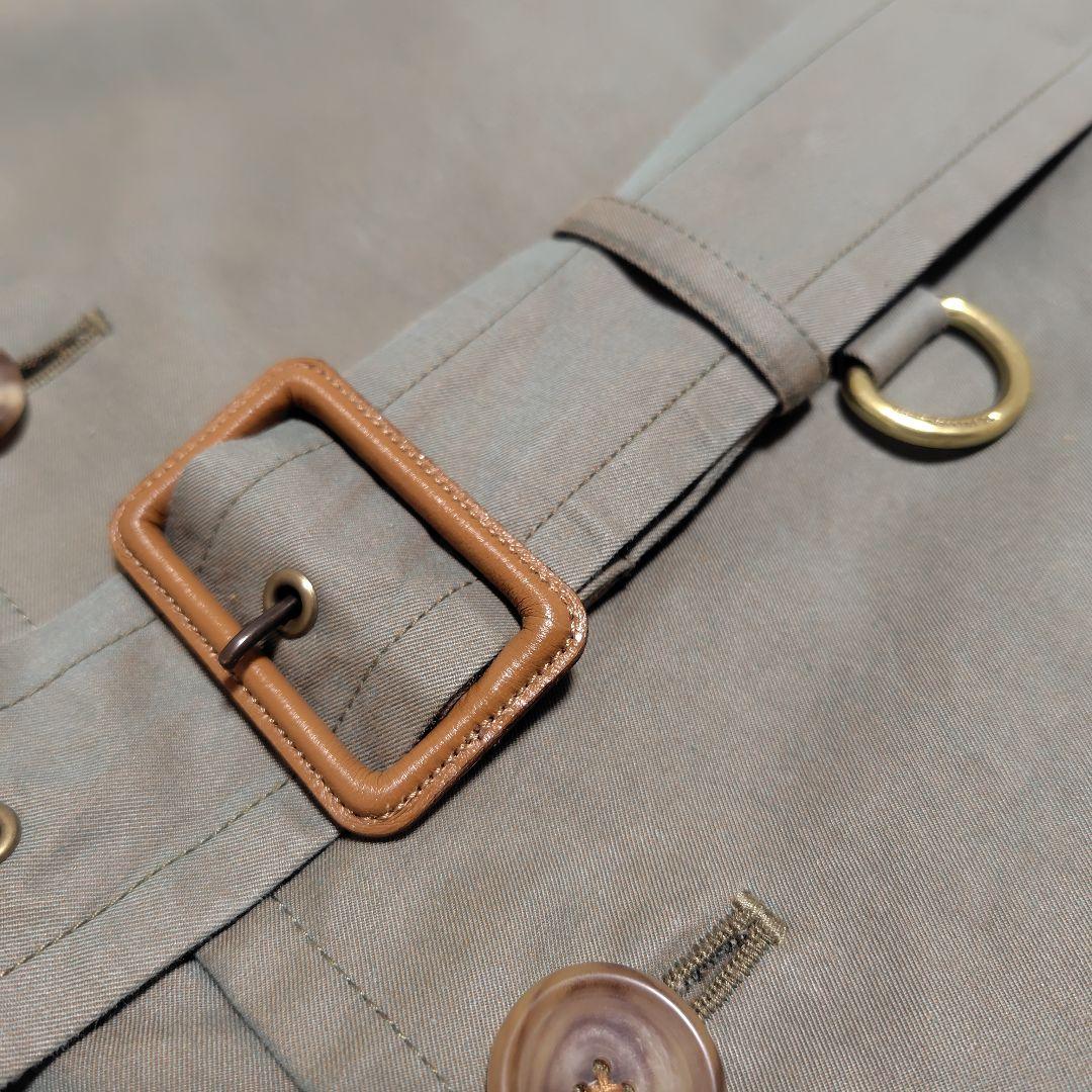 【SCYE BASICS】コットンギャバジントレンチコート(玉虫色)