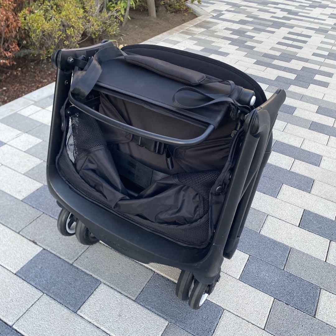 cen美品】バガブー バタフライ ミッドナイトブラック　/レインカバー