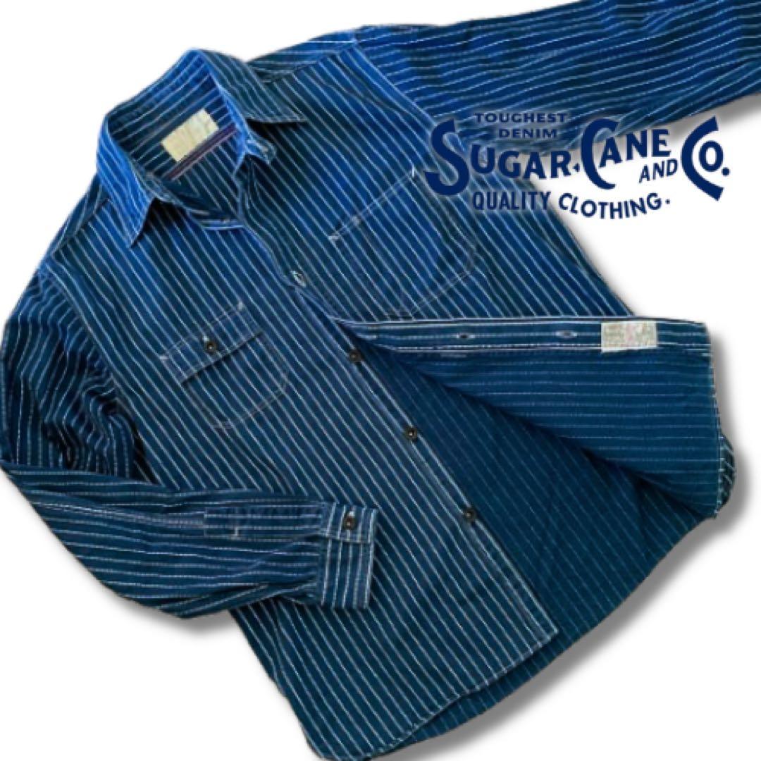 『人気◎』Sugar Cane（シュガーケーン8.5ozウォバッシュワークシャツ