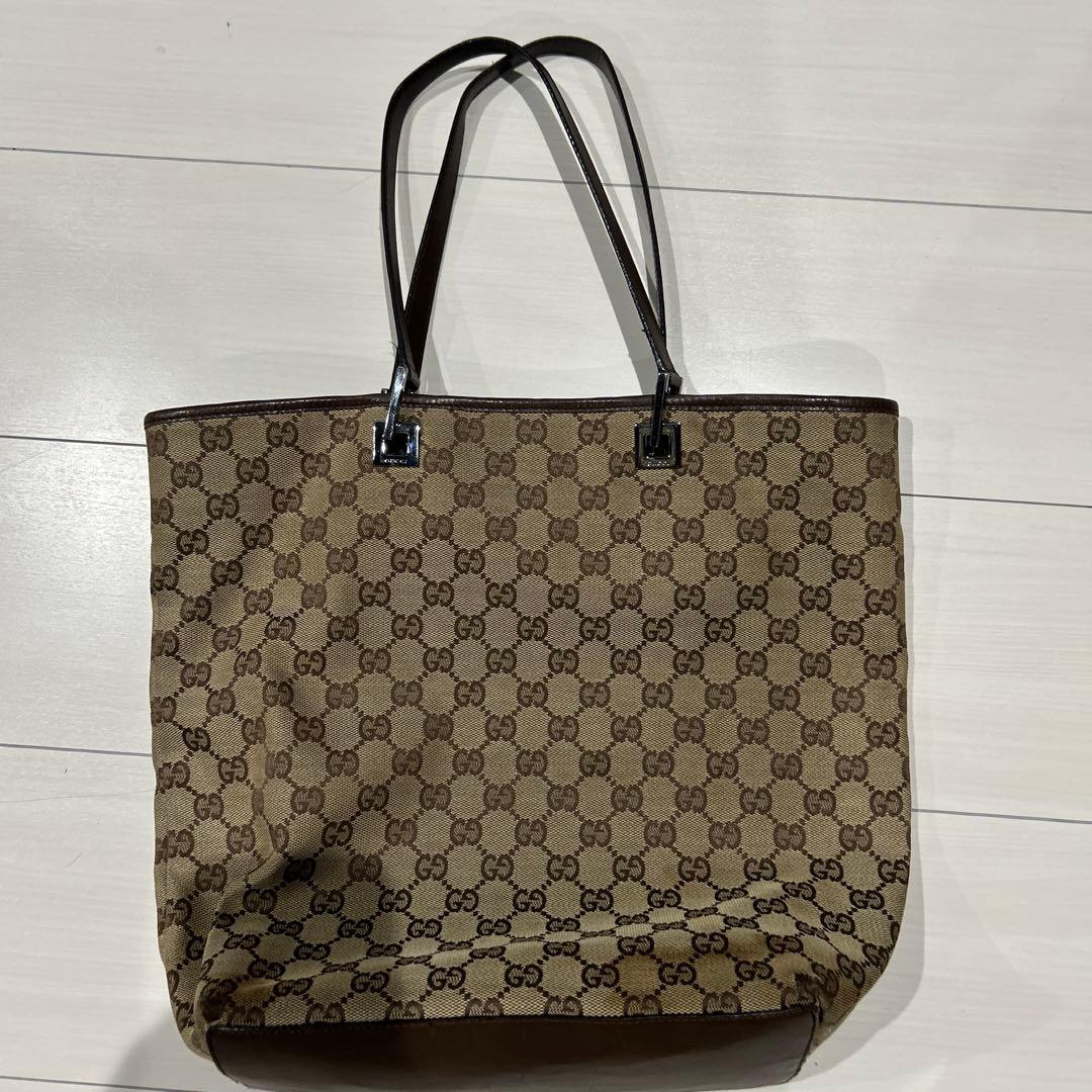 GUCCI グッチ　トートバッグ　ハンドバッグ　GG柄
