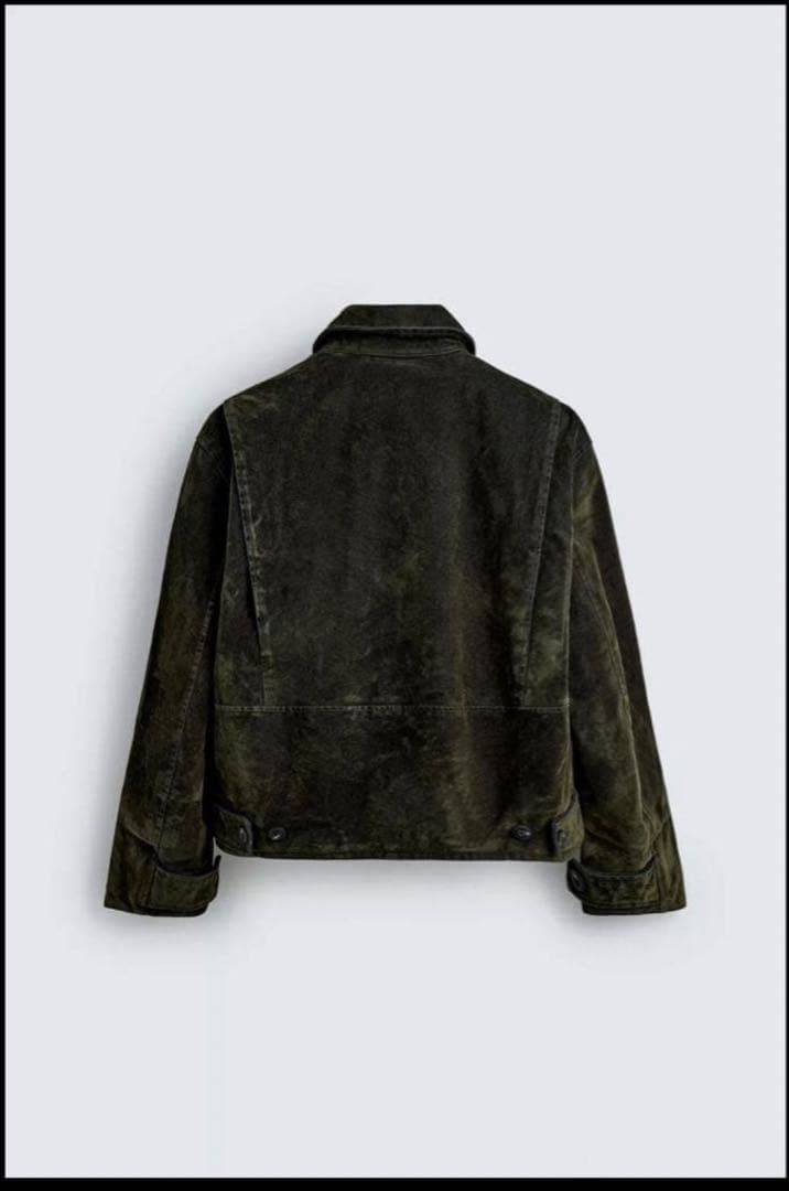 ZARA ベロアツイルジャケット　Mサイズ