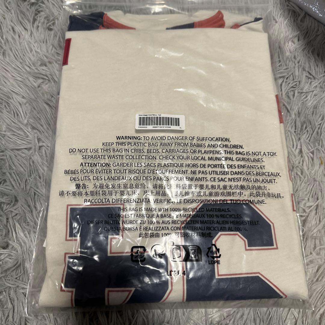 シャツ SupremePatchworkYoke Football TopStone\"