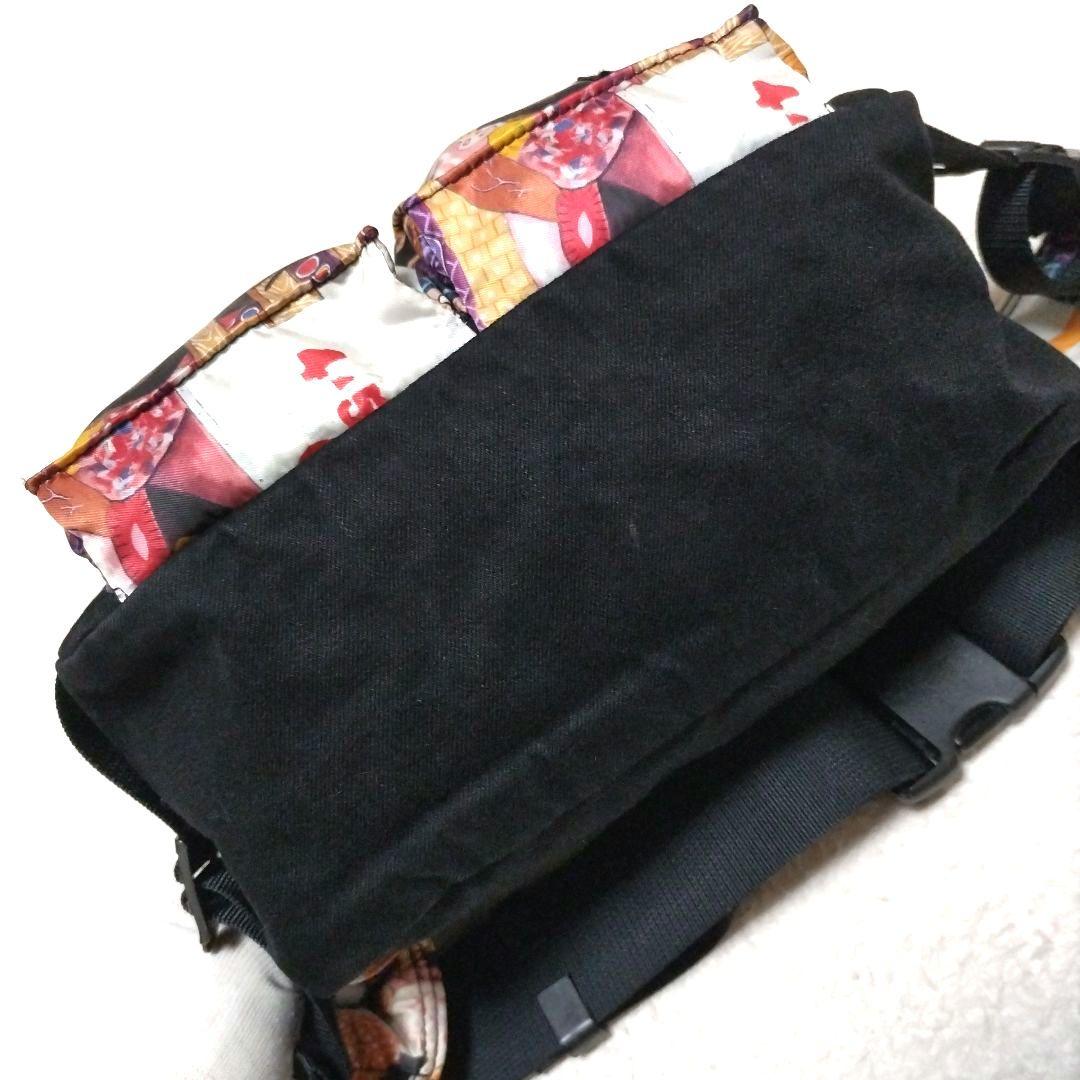 【美品】ポーター×ディーゼル×横尾忠則 コラボ タンカー 総柄 ウエストバッグ