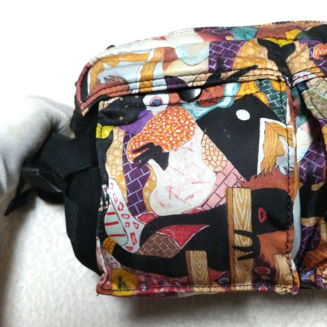 【美品】ポーター×ディーゼル×横尾忠則 コラボ タンカー 総柄 ウエストバッグ