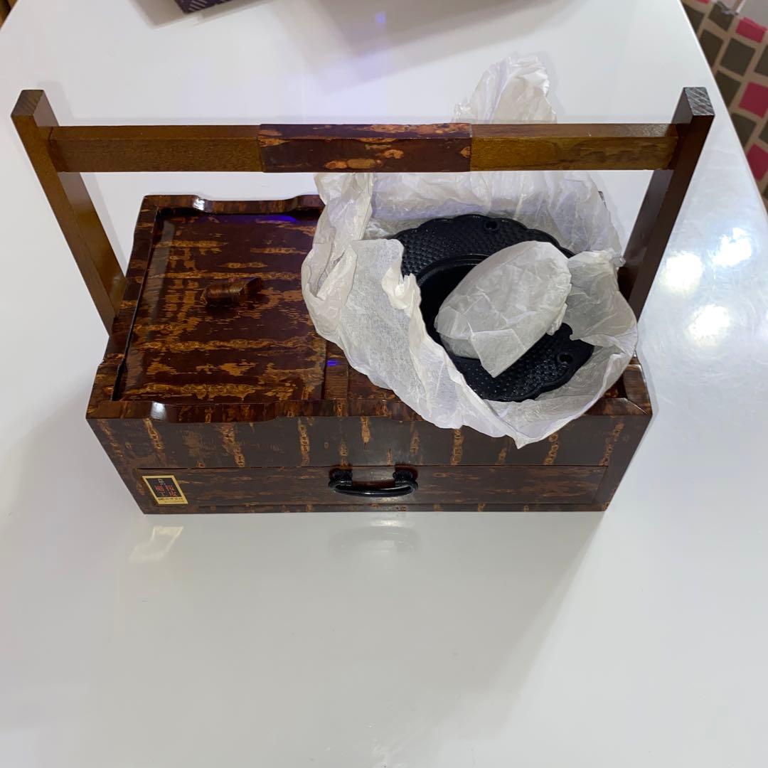 小物入れ(灰皿)桜皮細工