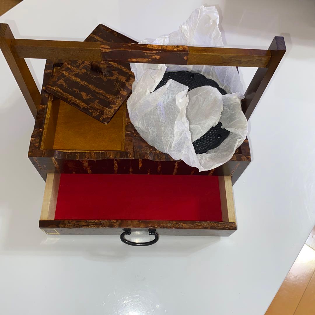 小物入れ(灰皿)桜皮細工