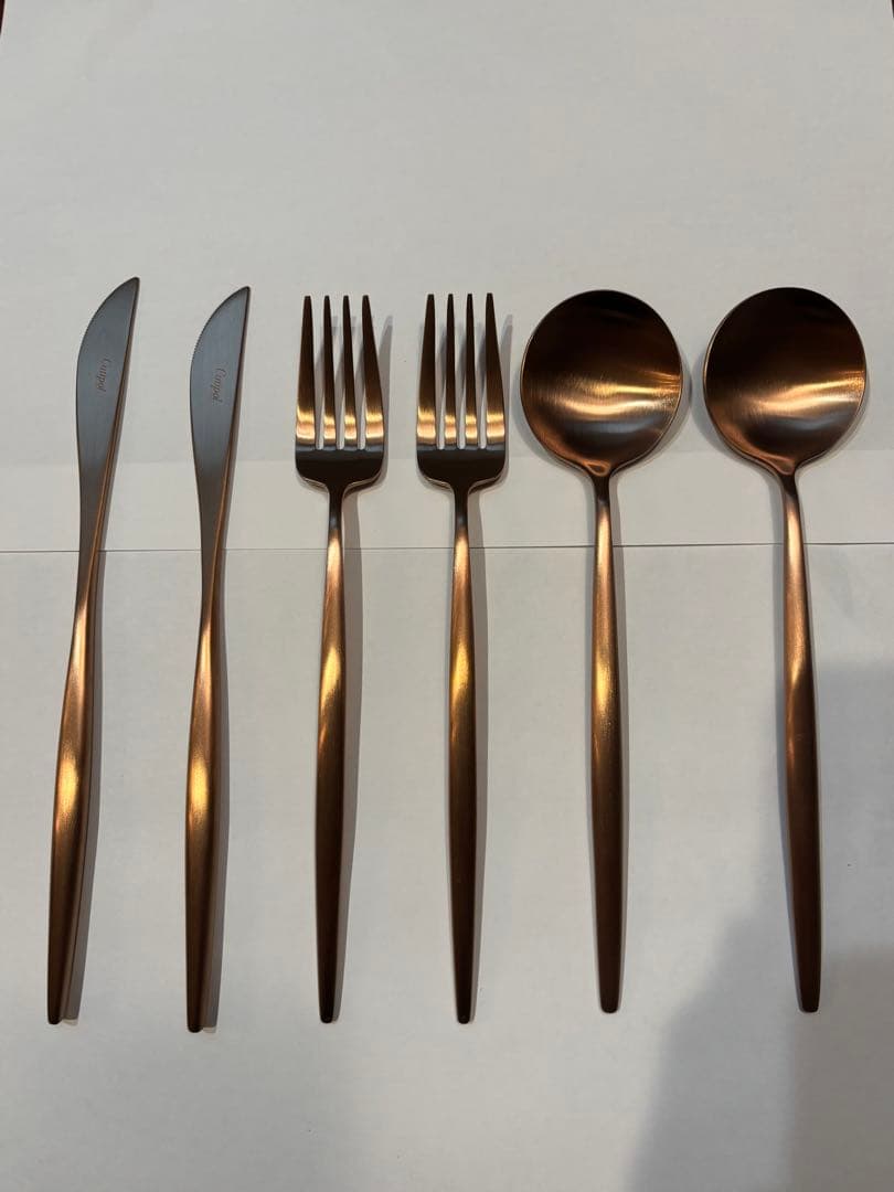 【新品未使用】クチポール　MOON カトラリー　コッパー