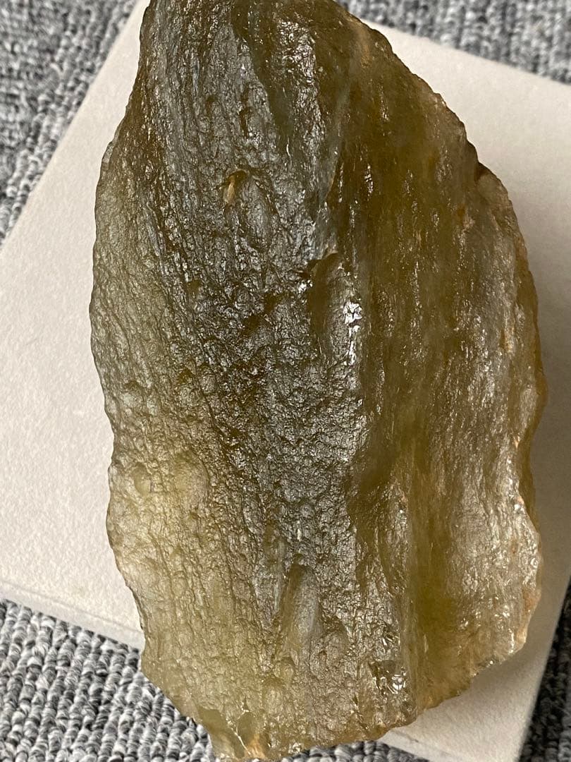 593g 超希少 超大粒 宇宙パワー　リビアングラス　高透明 隕石衝突　幸運