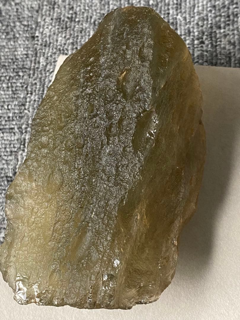 593g 超希少 超大粒 宇宙パワー　リビアングラス　高透明 隕石衝突　幸運