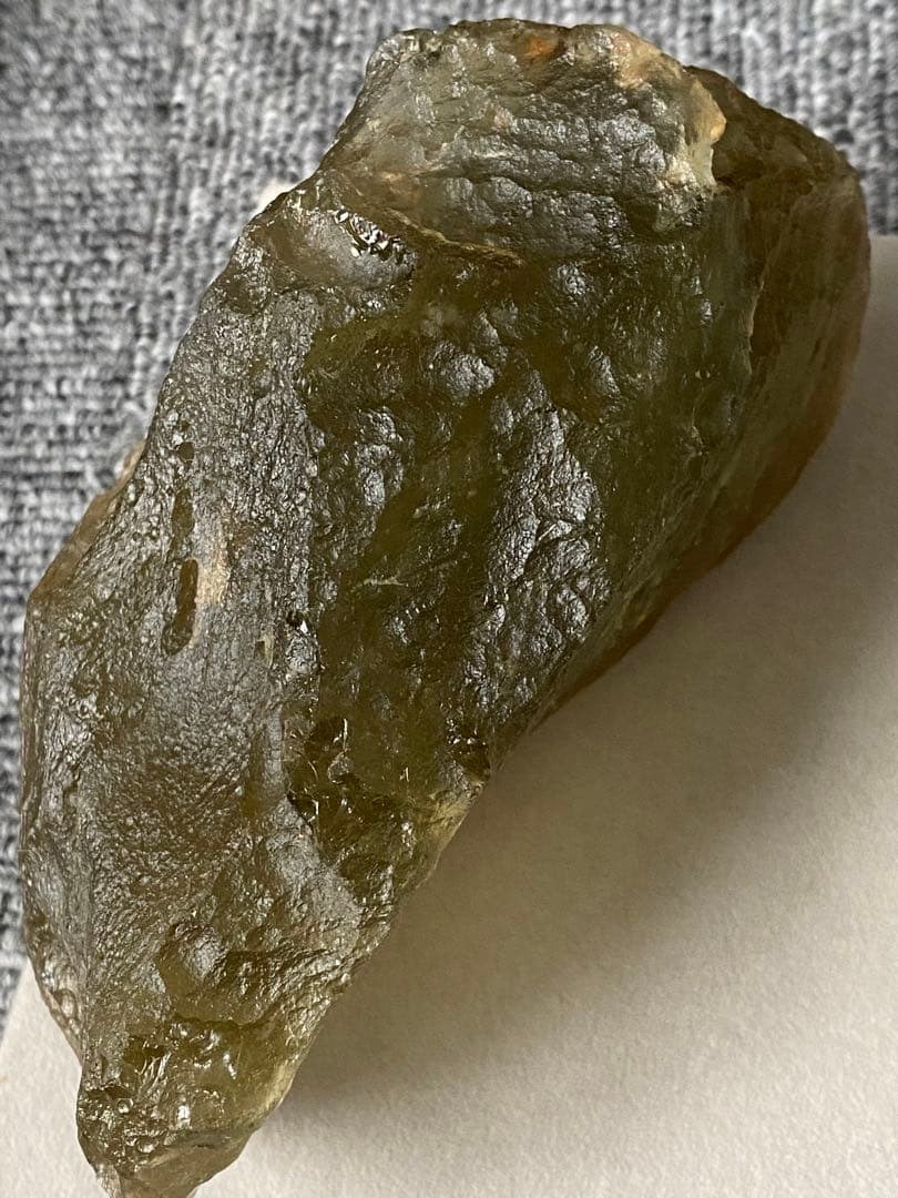 593g 超希少 超大粒 宇宙パワー　リビアングラス　高透明 隕石衝突　幸運