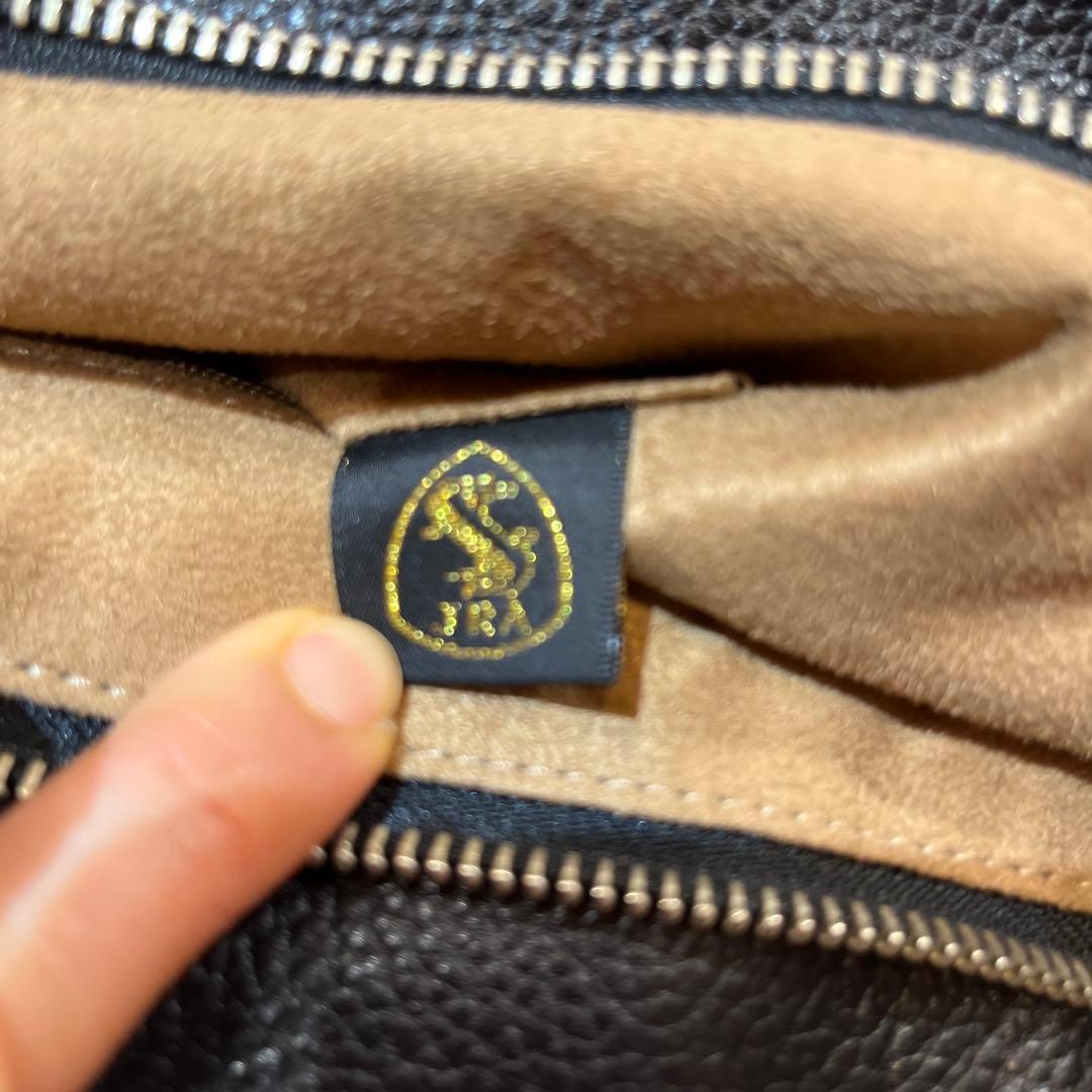 JRA 日本製クロコダイルトートバッグ 黒