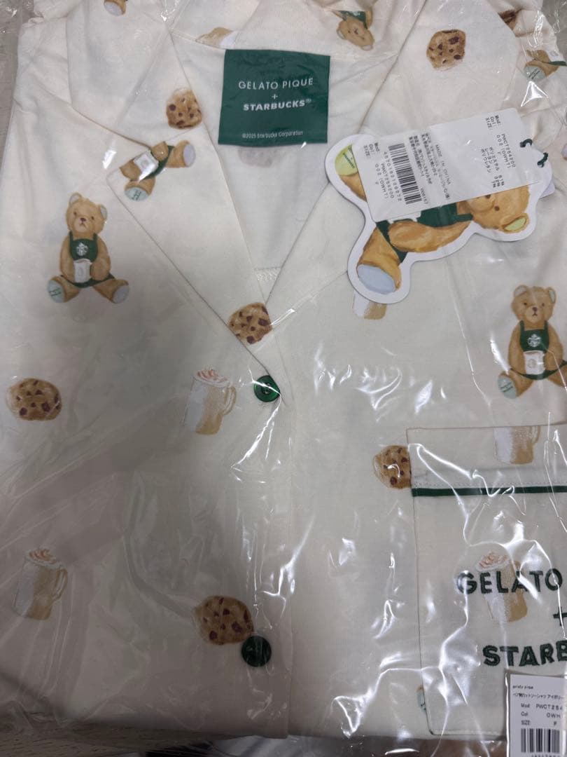 GELATO PIQUE STARBUCKS パジャマ上下セット