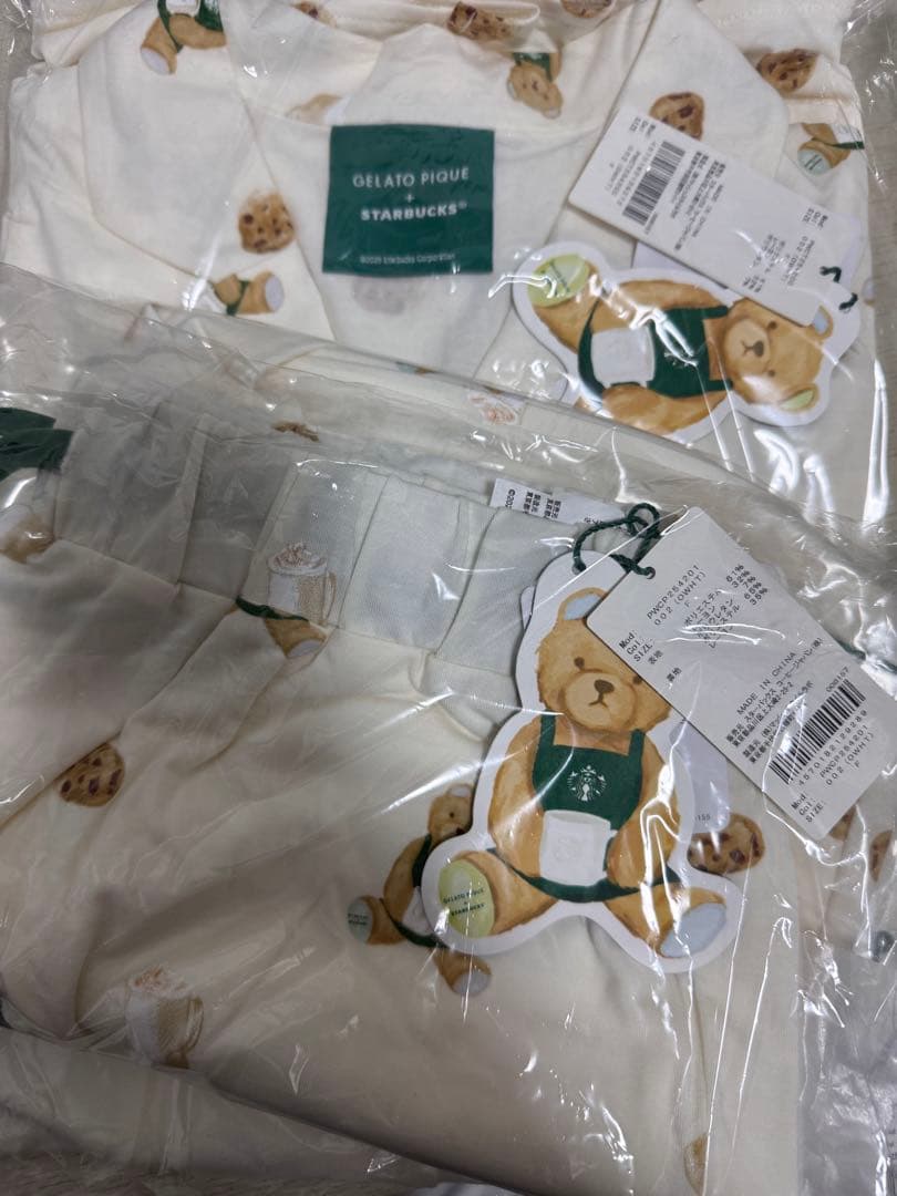 GELATO PIQUE STARBUCKS パジャマ上下セット