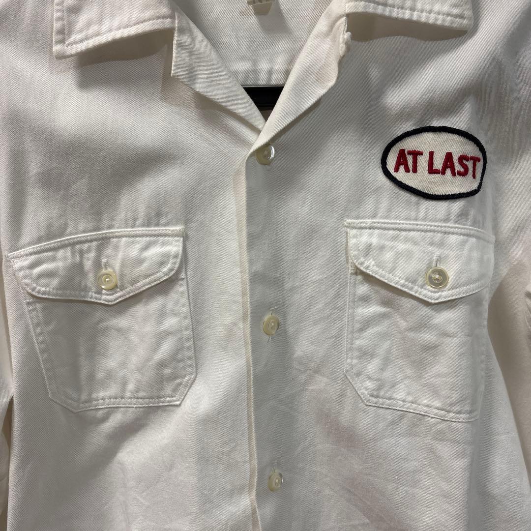 atlast&co アットラスト ワッペンワークシャツ 14 1/2