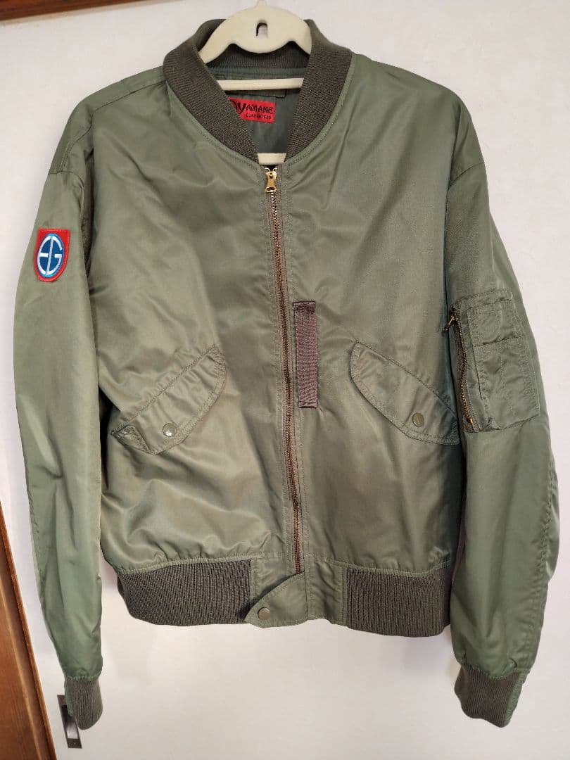 YAMANE MA-1 フライトジャケット オリーブグリーン