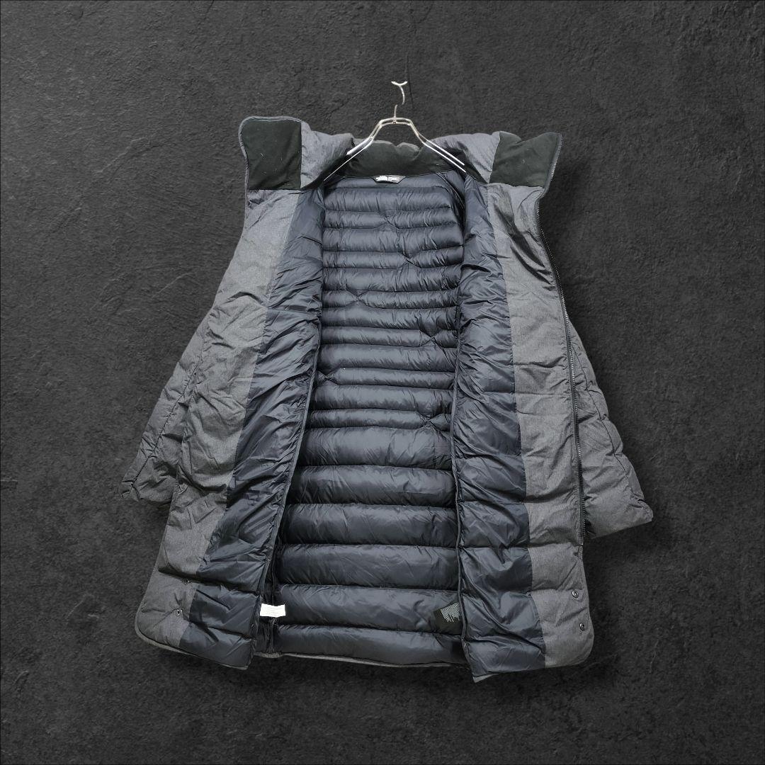 ★希少　ノースフェイス　ロングダウンコート　550 グレー　レディース　M