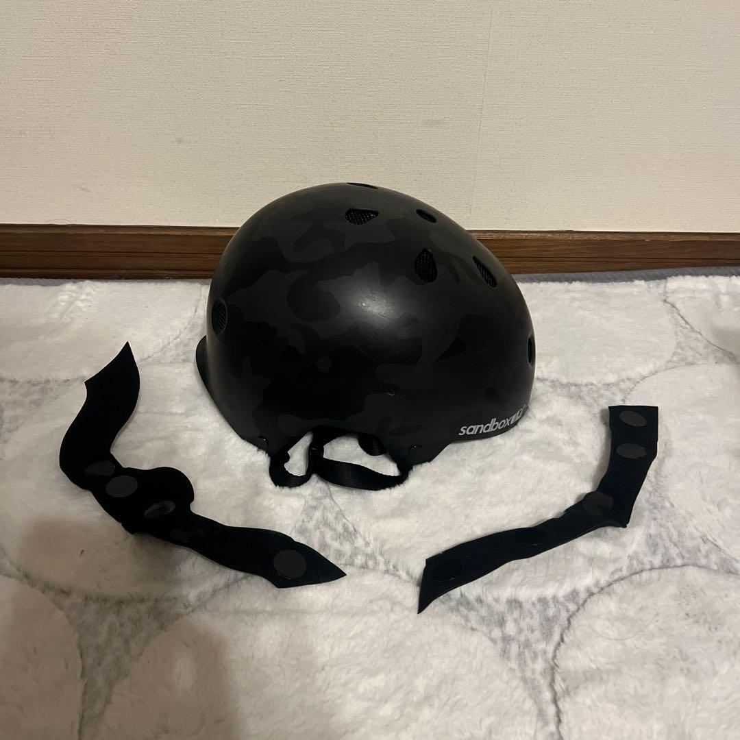 スキー・スノーボードアクセサリー sandbox LEGEND/PARK BLACK CAMO M/L 59-61