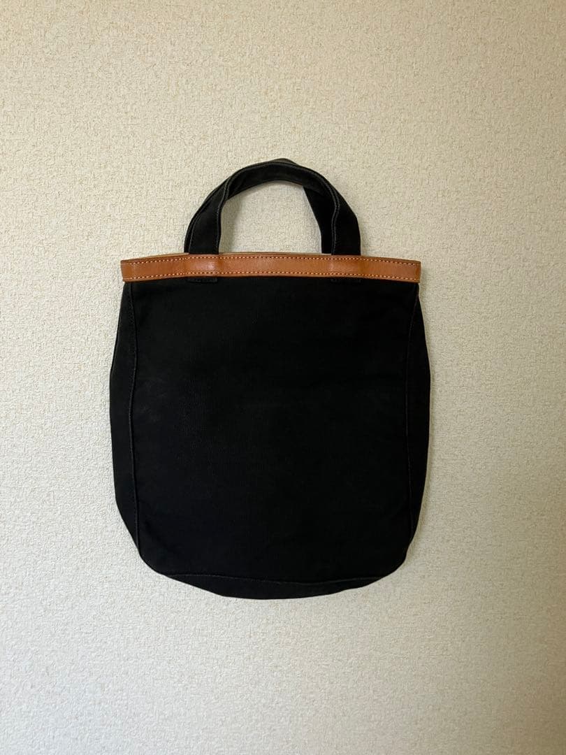 コムデギャルソンコムデギャルソン キャンバスレザーコンビミニトートバッグ