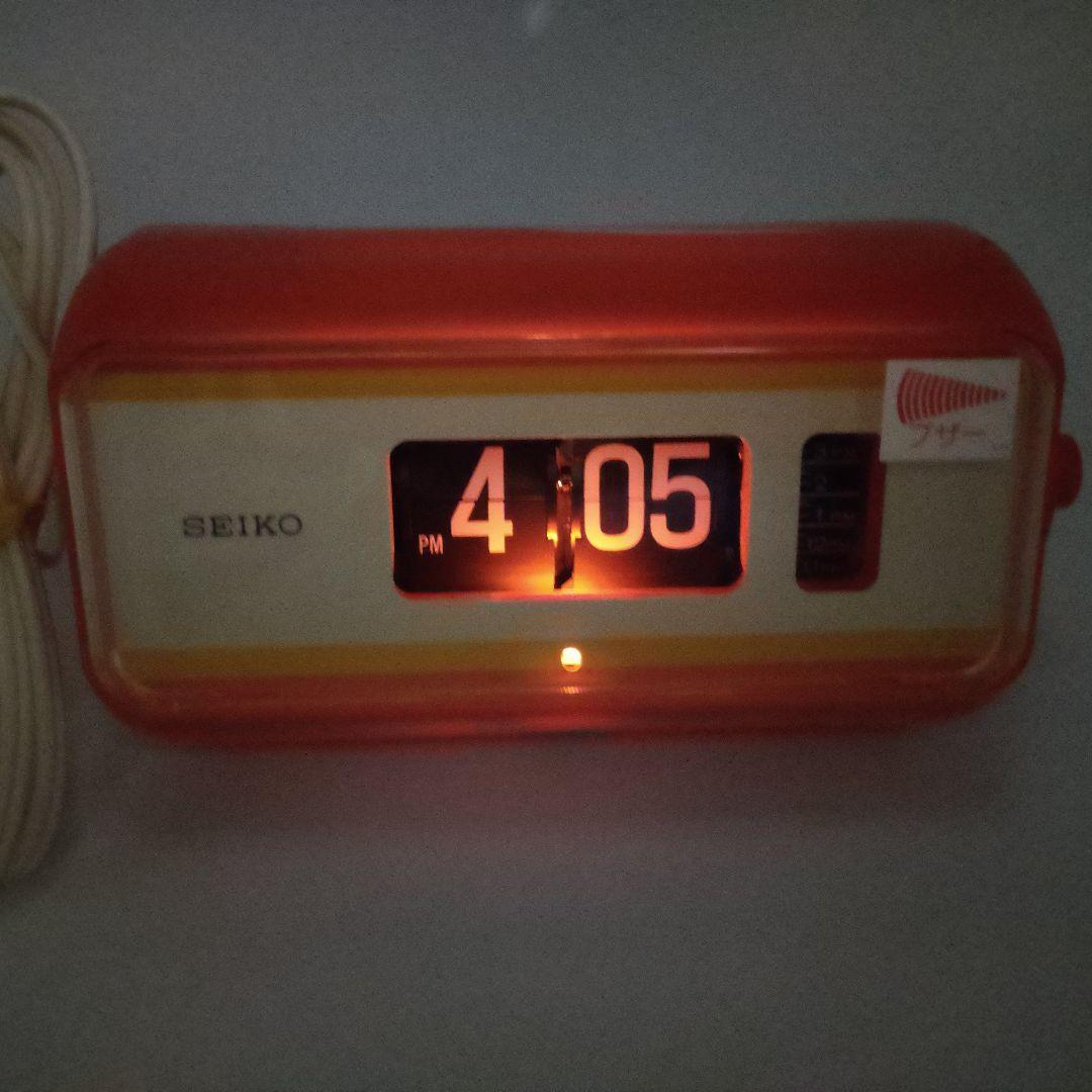 SEIKO DP644　パタパタ時計　未使用品　昭和レトロ