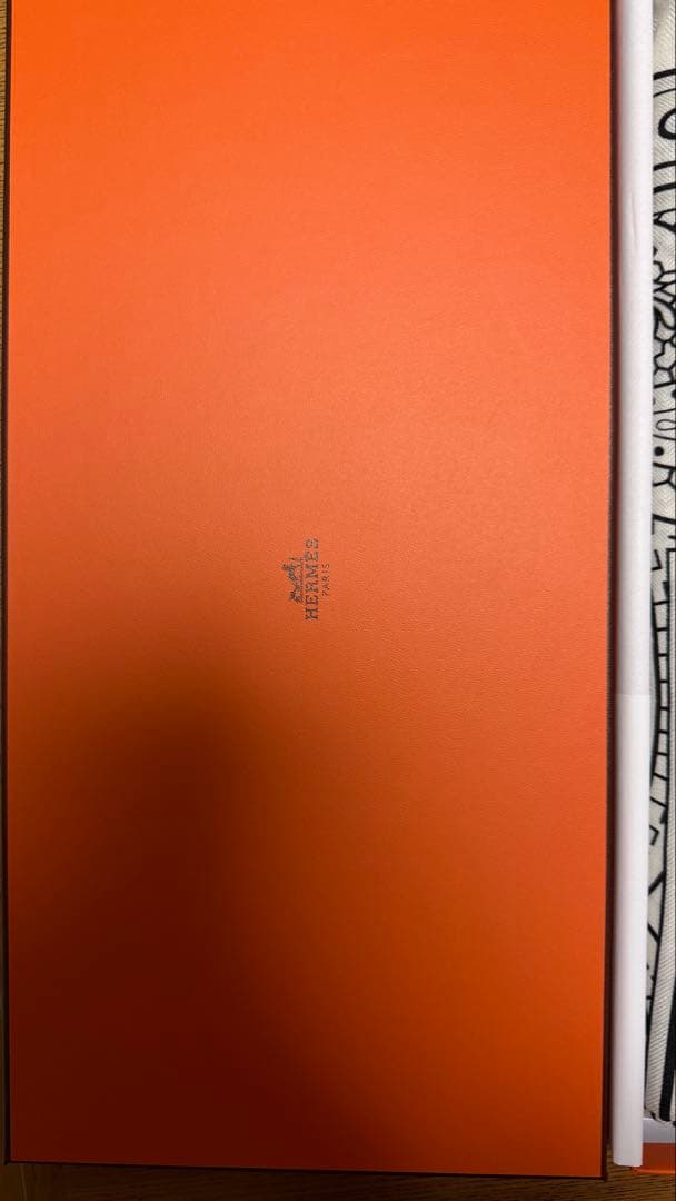 新品　2025AW　エルメス　カシシル140　シュヴァルドゥクールバンダナ白黒