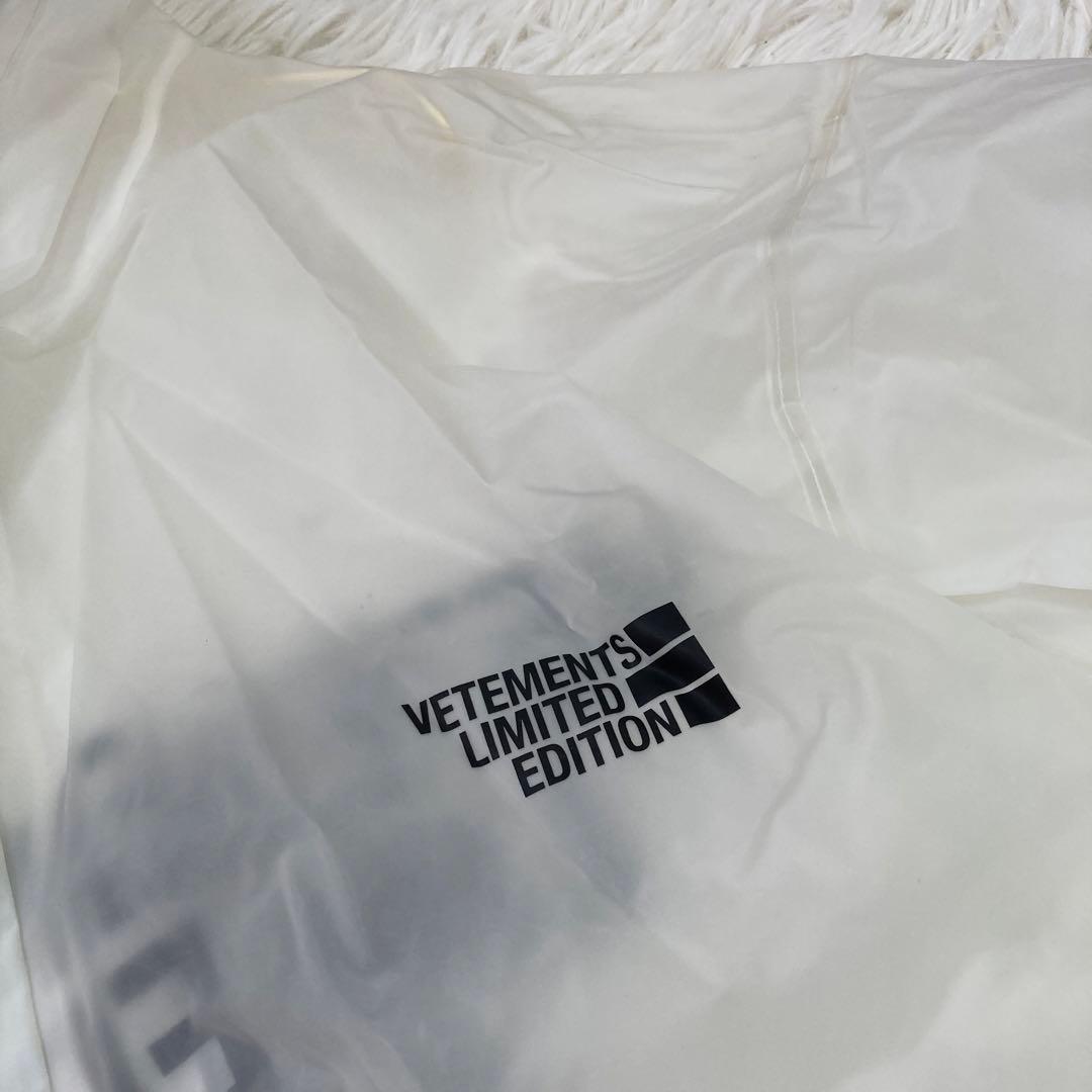 VETEMENTS LIMITEDEDITIONコート クリア 透明 F