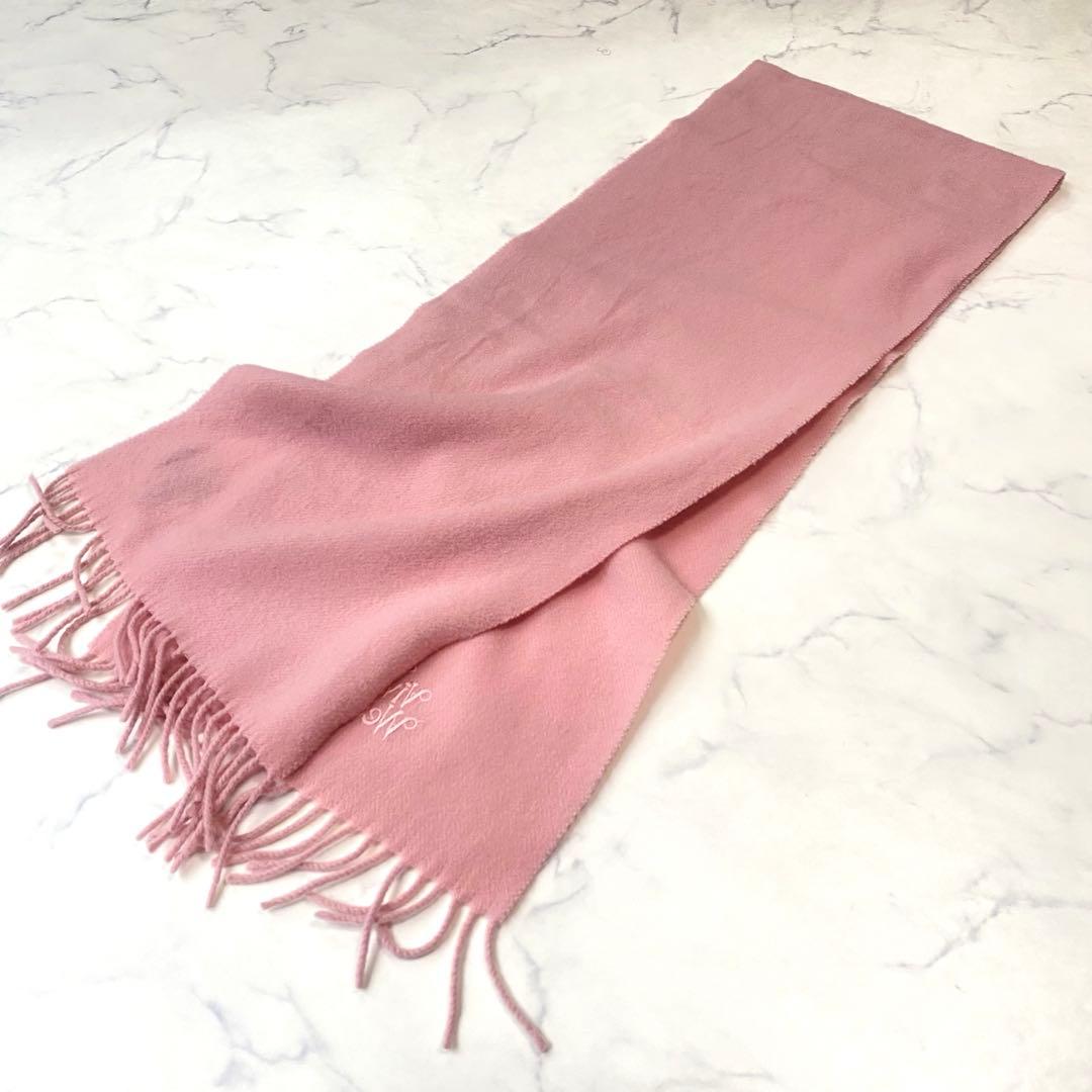 未使用レベル✨Vivienne Westwood あったかウールマフラー　ピンク