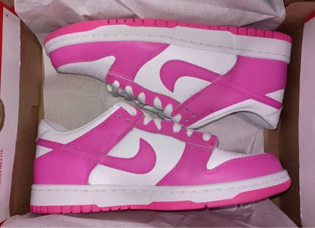 NIKE GS DUNK LOW ピンク 25cm
