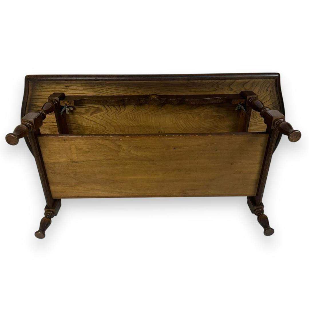 希少 ガラストップ付 ヴィンテージ 飛騨産業 ローテーブル 1200W