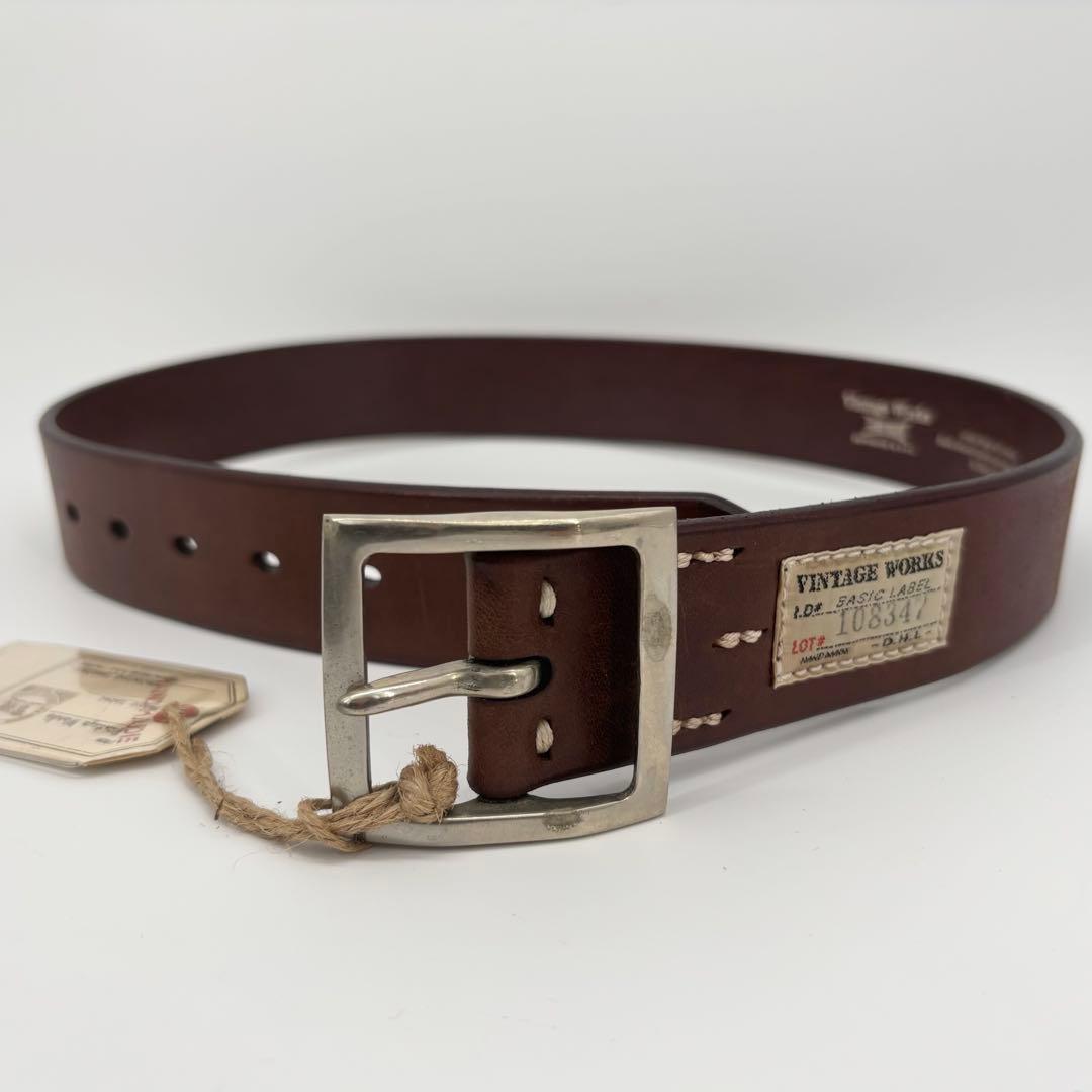 ヴィテージワークス ベルト 29/74 ブラウン レザー 本革 DH5647